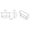 Alaterre Furniture Castleton Mango Wood 40"W Bench and Coat Hook with Shelf AWTR032927 - alternate 2